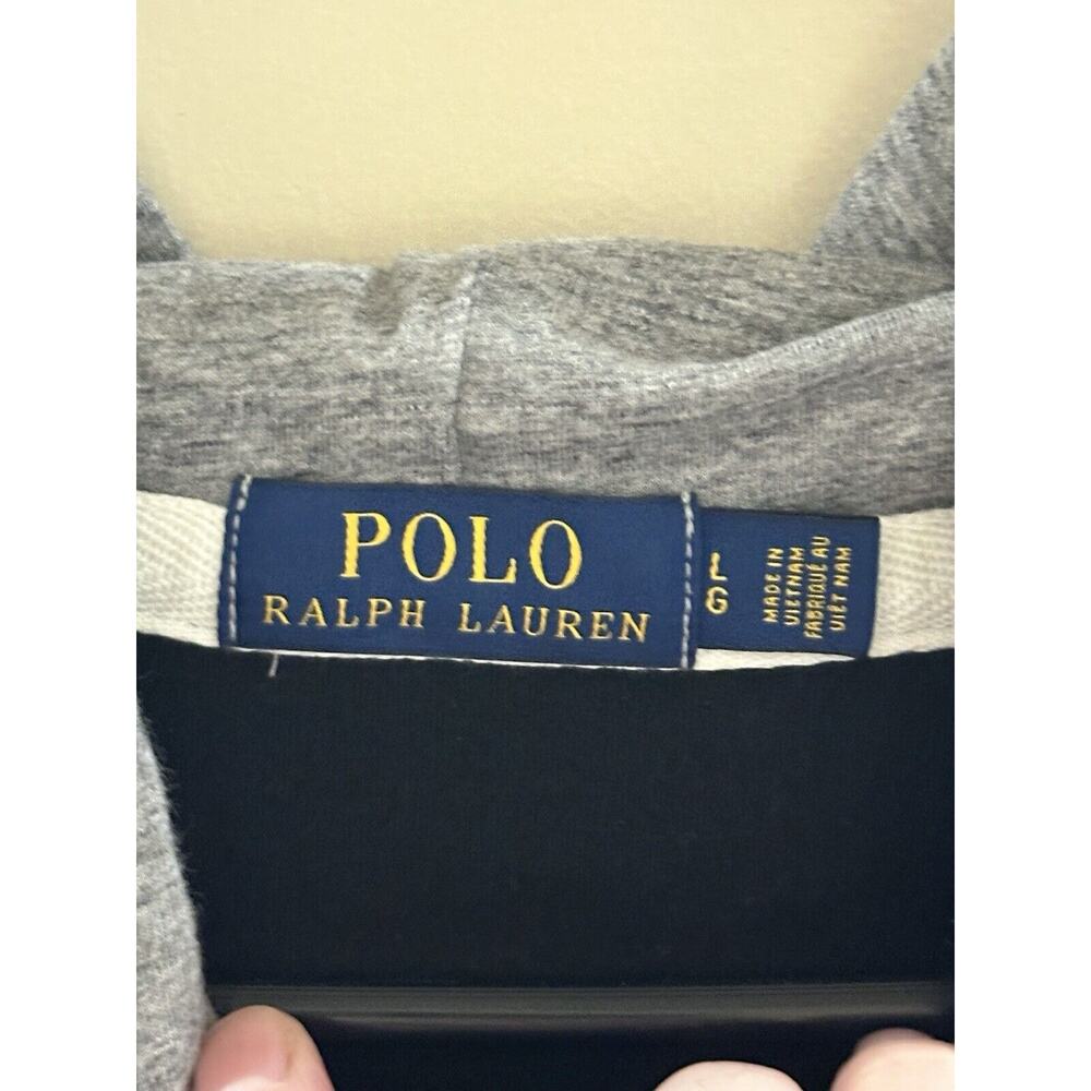 Polo Ralph Lauren Hoodie Shirt Lightweight Rowing Club Rare Men’s Size Large - Picture 2 of 3